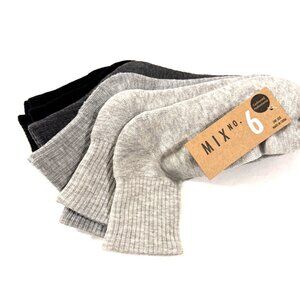 NWT Mix No. 6 Athletic Cushioned Performance Women's Quarter Crew Socks - 5 Pack